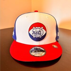 New Era Brooklyn (NY) Nets Red and Blue Snapback Cap